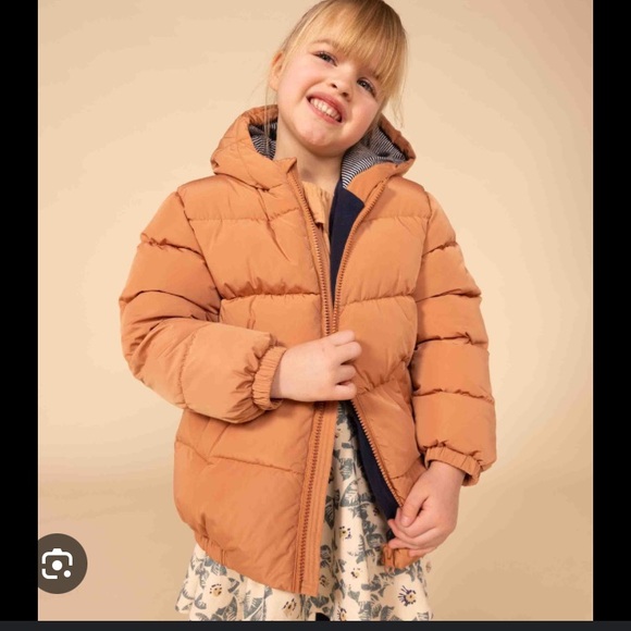 Petit Bateau Other - Peach Petit Bateau girl puffer
